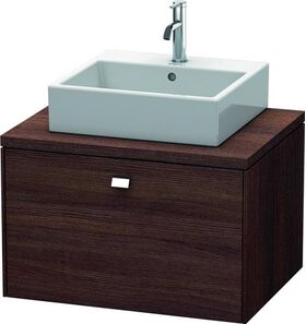 Duravit Konsolenunterschrank BRIOSO Gri chrom 442x720x550mm kastanie dunkel