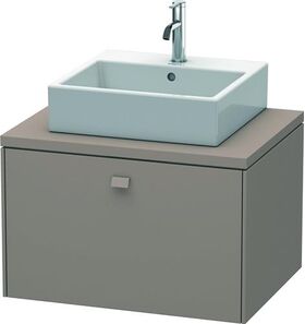 Duravit Konsolenunterschrank BRIOSO Gri Frontfarbe 442x720x550mm basalt matt