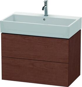 Duravit Waschtischunterbau L-CUBE 544x784x459mm amerikanisch nussbaum