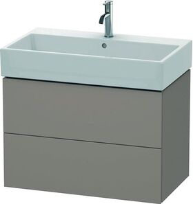 Duravit Waschtischunterbau L-CUBE 544x784x459mm basalt matt