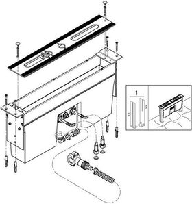 Grohe Unterbau f Fliesenbankmontage