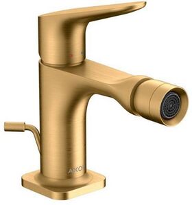 Einhebel-Bidetmischer AXOR CITTERIO M DN 15 m ZAG 1 1/4Zoll brushed brass