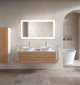 Duravit Spiegel White Tulip m Beleuchtung App Version 750x1350x50mm