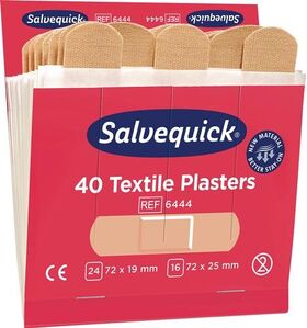 Pflasterstrips Salvequick elastisch 6 Nachfüllpack je 40 St.SALVEQUICK