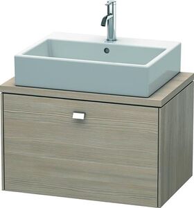 Duravit Konsolenunterschrank BRIOSO Griff chrom 442x720x480mm pine silver