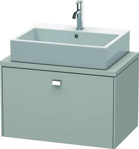 Duravit Konsolenunterschrank BRIOSO Griff chrom 442x720x480mm betongrau matt