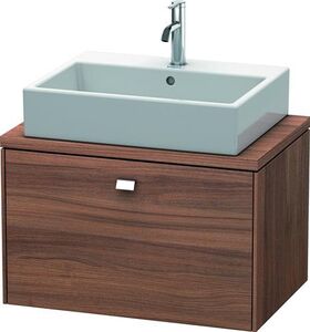 Duravit Konsolenunterschrank BRIOSO Griff chrom 442x720x480mm nussbaum natur