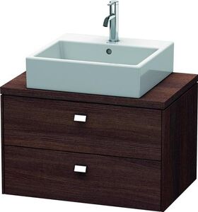 Duravit Konsolenunterschrank BRIOSO Griffe chr 442x720x480mm kastanie dunkel