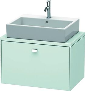 Duravit Konsolenunterschrank BRIOSO Griff chrom 442x720x480mm lichtblau matt