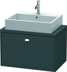 Duravit Konsolenunterschrank BRIOSO Griff chrom 442x720x480mm graphit matt