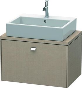 Duravit Konsolenunterschrank BRIOSO Griff chrom 442x720x480mm leinen