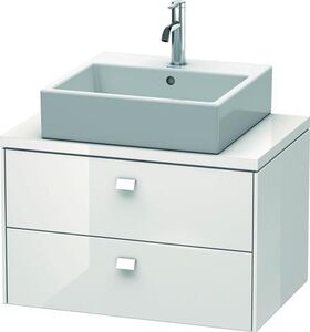 Duravit Konsolenunterschrank BRIOSO Griffe Frontfarbe 442x720x480mm we hgl