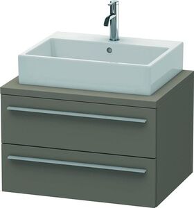 Duravit Konsolenunterschrank X-LARGE 440x700x548mm flannel grey seidenmatt