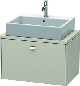 Duravit Konsolenunterschrank BRIOSO Griff chrom 442x720x480mm taupe matt