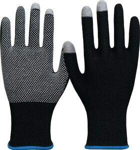 Handschuhe SMART SWIPE Gr.10 schwarz/weiß EN 388 PSA II NITRAS - VPE: 12