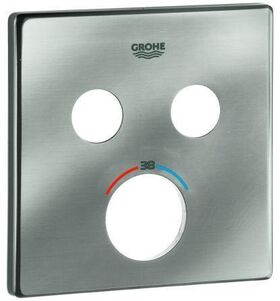 Grohe Rosette SMARTCONTROL supersteel, für UP-THM mit 2 ASV