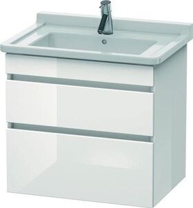 Duravit Waschtischunterbau DURASTYLE 470x650x618mm betongrau matt/weiß matt