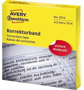 Avery Zweckform Korrekturband 3513 4,2mmx15m