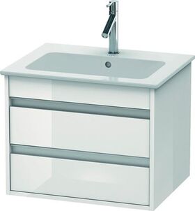 Duravit Waschtischunterbau KETHO 480x600x475mm weiß hochglanz