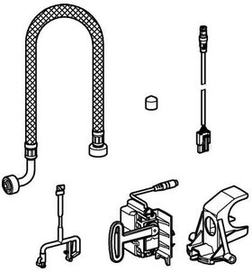 Grohe Installationsset SENSIA ARENA f automatische Spülung und Vorspülung