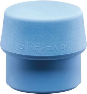 Schonhammerkopf SIMPLEX Kopf-Ø 30mm TPE-soft blau weich HALDER