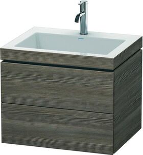 Duravit Waschtischunterbau L-CUBE m WT Vero Air 500x600x480mm 1 HL pi Ter