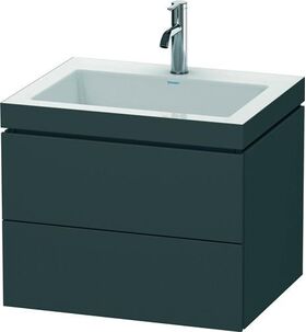 Duravit Waschtischunterbau L-CUBE m WT Vero Air 500x600x480mm 3 HL pi silv