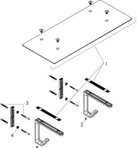 Badetuchablage AXOR UNIVERSAL 600mm brushed bronze