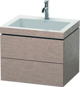 Duravit Waschtischunterbau L-CUBE m WT Vero Air 500x600x480mm 1 HL Ei ka