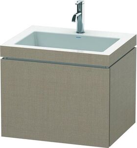 Duravit Waschtischunterbau L-CUBE m WT Vero Air 500x600x480mm 1 HL leinen