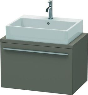 Duravit Konsolenunterschrank X-LARGE 440x700x478mm flannel grey seidenmatt