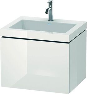 Duravit Waschtischunterbau L-CUBE m WT Vero Air 500x600x480mm 1 HL we hgl