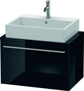 Duravit Konsolenunterschrank X-LARGE 440x700x478mm schwarz hochglanz