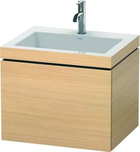 Duravit Waschtischunterbau L-CUBE m WT Vero Air 500x600x480mm 1 HL medi Ei