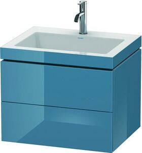 Duravit Waschtischunterbau L-CUBE m WT Vero Air 500x600x480mm 1 HL St Bl h