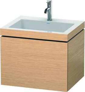 Duravit Waschtischunterbau L-CUBE m WT Vero Air 500x600x480mm 1 HL Ei geb