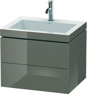 Duravit Waschtischunterbau L-CUBE m WT Vero Air 500x600x480mm 1 HL fla gr