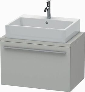 Duravit Konsolenunterschrank X-LARGE 440x700x478mm betongrau matt