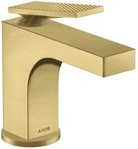 EH-WT-MI 90 AXOR CITTERIO m ZAG HGri Rautenschliff brushed brass