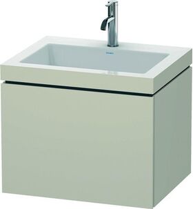 Duravit Waschtischunterbau L-CUBE m WT Vero Air 500x600x480mm 1 HL taupe