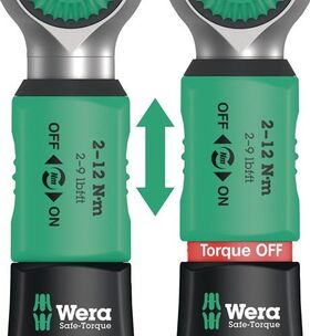 Drehmomentschlüsselset Safe-Torque 10-tlg.2-12 Nm 1/4 Zoll 4KT WERA