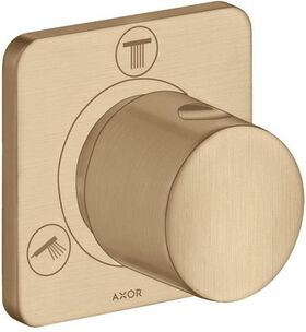 Abstell- u Umstellventil AXOR CITTERIO M Trio/Quattro, Unterputz brushed bronze