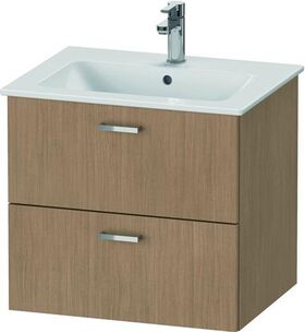 Duravit Waschtischunterbau XBASE 2 Schubk 552x600x475mm europäische eiche