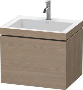 Duravit Waschtischunterbau L-CUBE m WT Vero Air 500x600x480mm 3 HL sw hgl