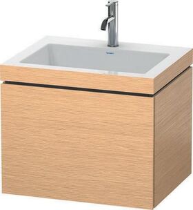 Duravit Waschtischunterbau L-CUBE m WT Vero Air 500x600x480mm 3 HL Ei ka