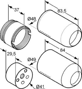 Kludi Adapter f vertauschte Wasserwege