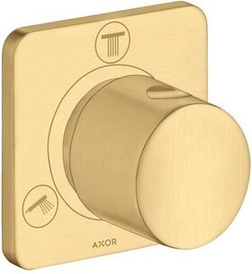 Abstell- u Umstellventil AXOR CITTERIO M T/Q Unterputz brushed gold optic