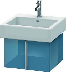 Duravit Waschtischunterbau VERO 431x450x298mm stone blue hochglanz