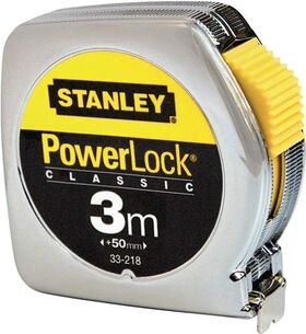 Taschenrollbandmaß PowerLock® L.5m B.19mm mm/cm EG II Ku.Clip lose STANLEY