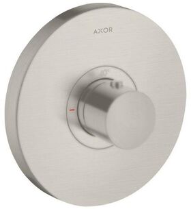 Thermostat SHOWERSELECT ROUND AXOR Highflow Unterputz stainless steel optic